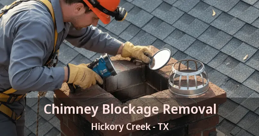 Chimney Blockage Removal Hickory Creek - TX