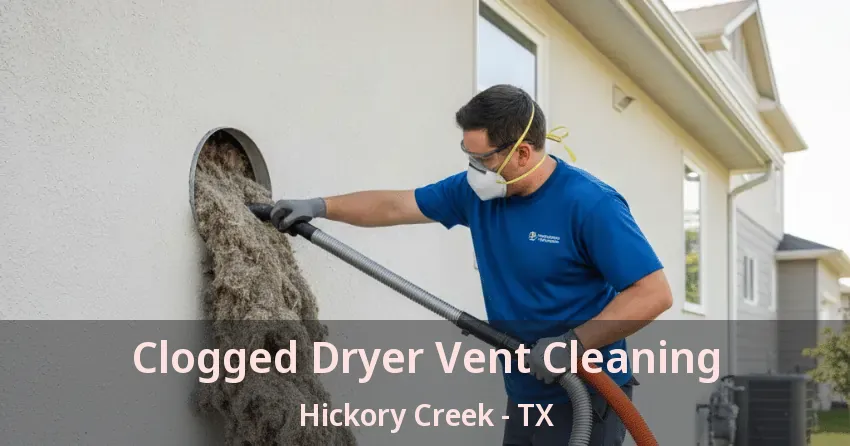 Clogged Dryer Vent Cleaning Hickory Creek - TX