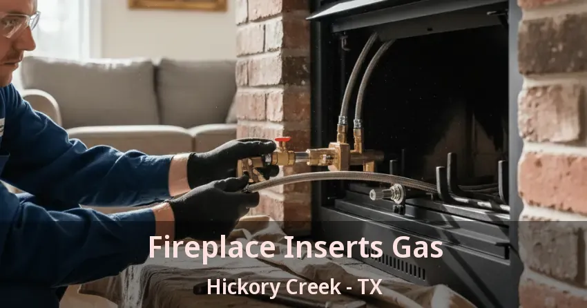 Fireplace Inserts Gas Hickory Creek - TX