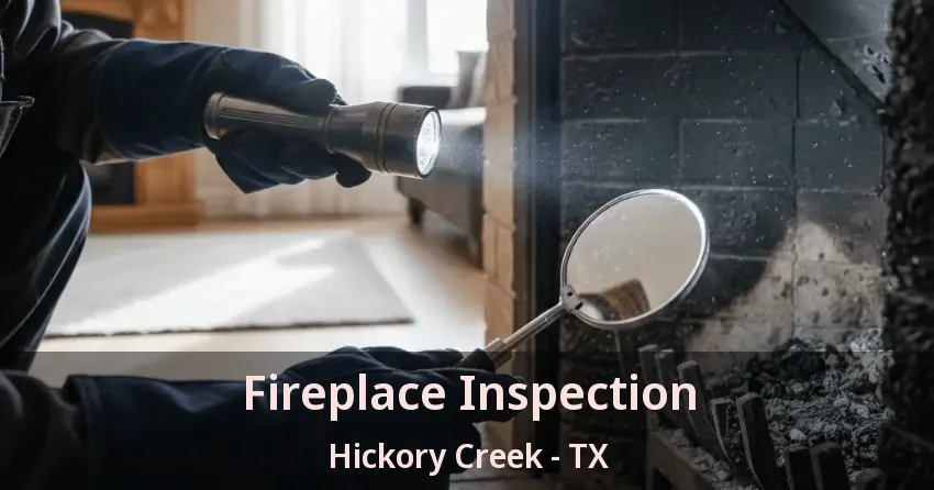 Fireplace Inspection Hickory Creek - TX