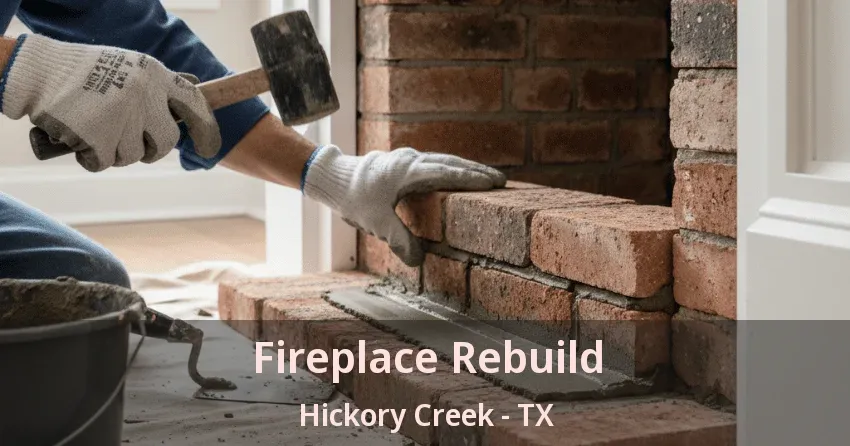 Fireplace Rebuild Hickory Creek - TX