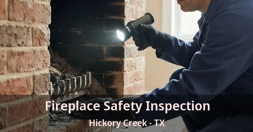 Fireplace Safety Inspection Hickory Creek - TX