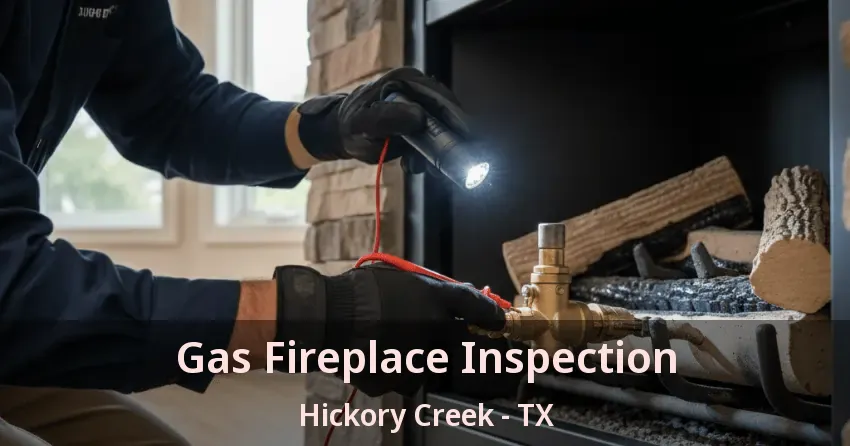 Gas Fireplace Inspection Hickory Creek - TX