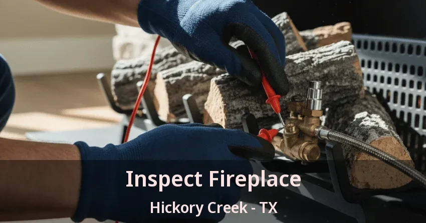 Inspect Fireplace Hickory Creek - TX